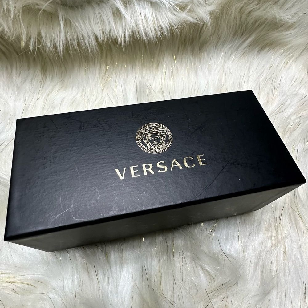 Versace Sunglasses Box, Black, Good Condition